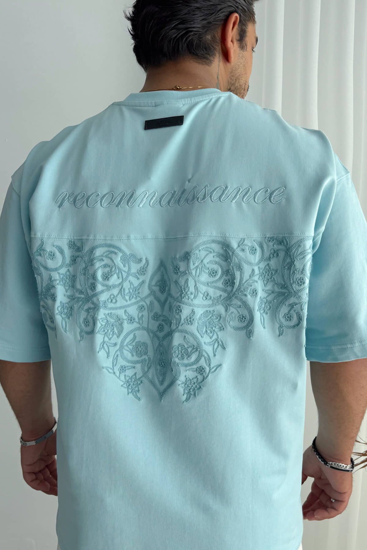Bebe Mavi Nakışlı T-shirt