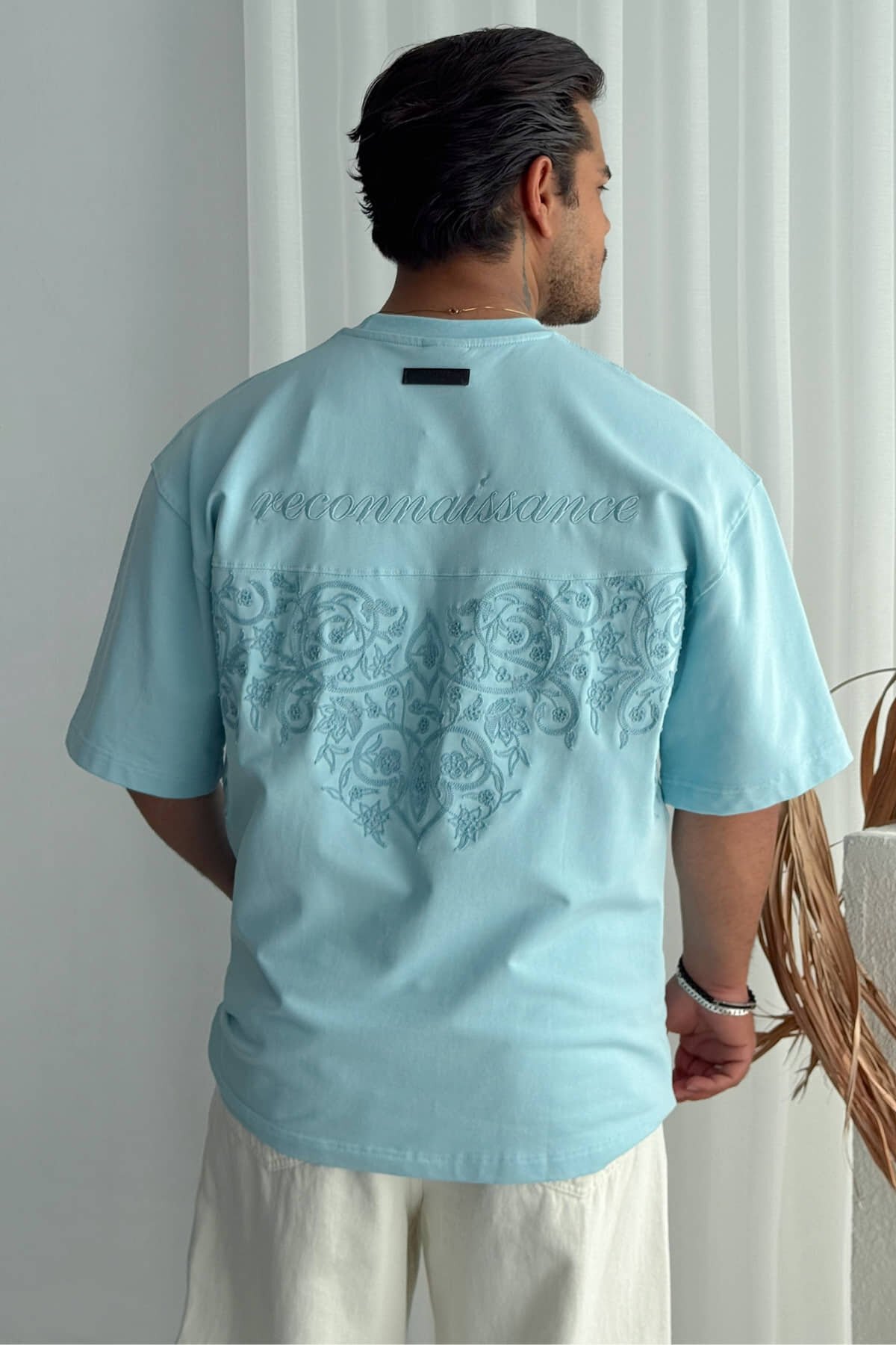 Bebe Mavi Nakışlı T-shirt